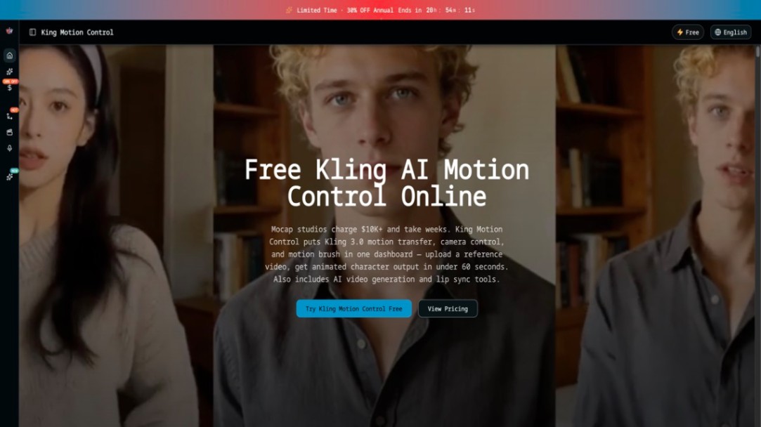 King Motion Control screenshot and logo