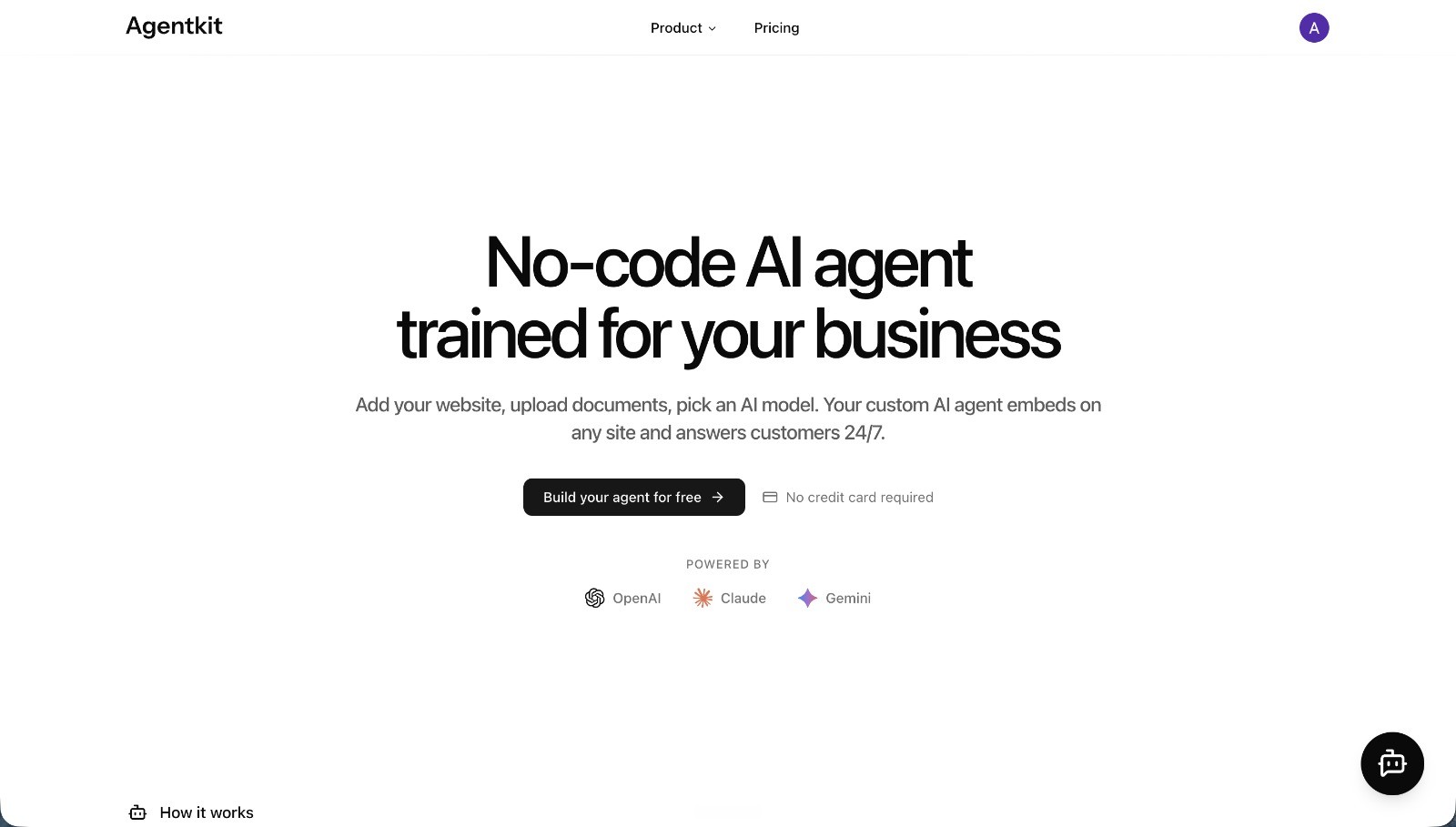 Agentkit screenshot and logo