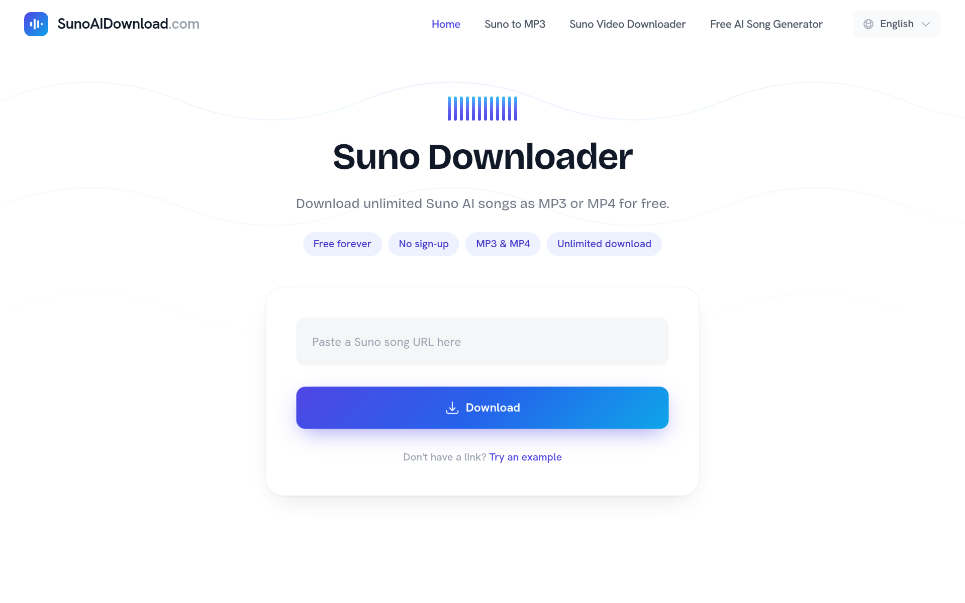 Suno Downloader screenshot and logo