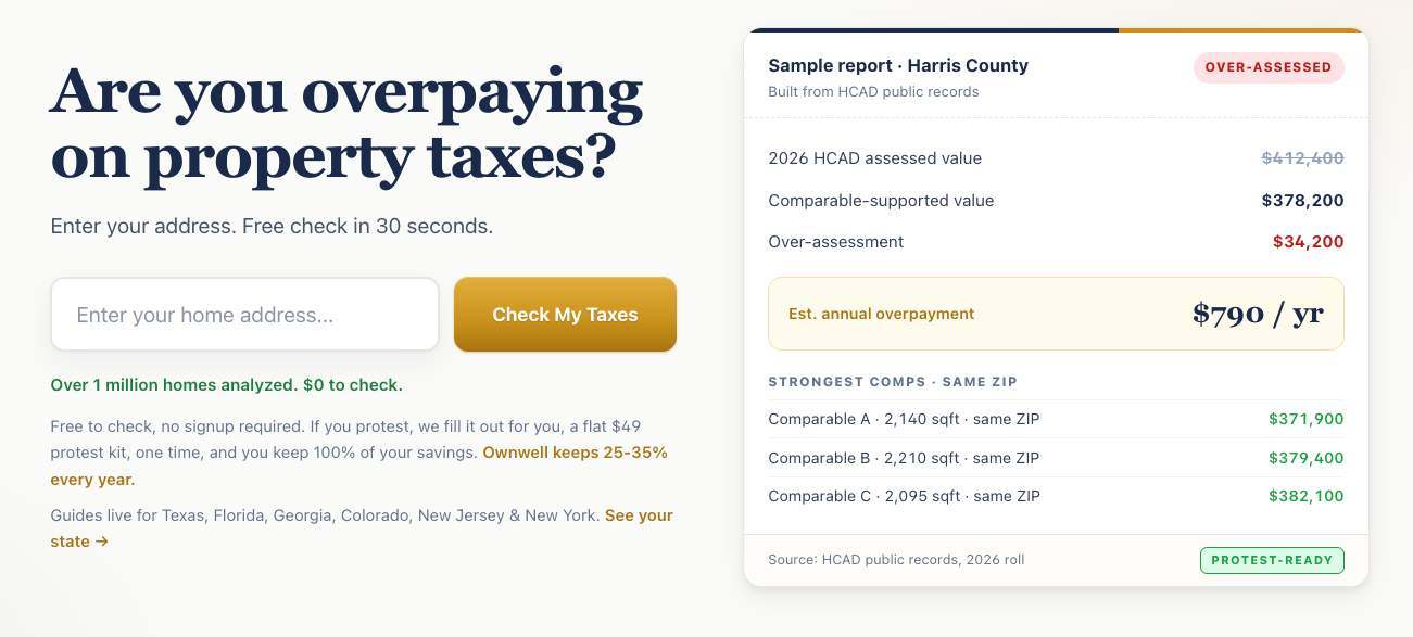 AppealMyTax screenshot and logo