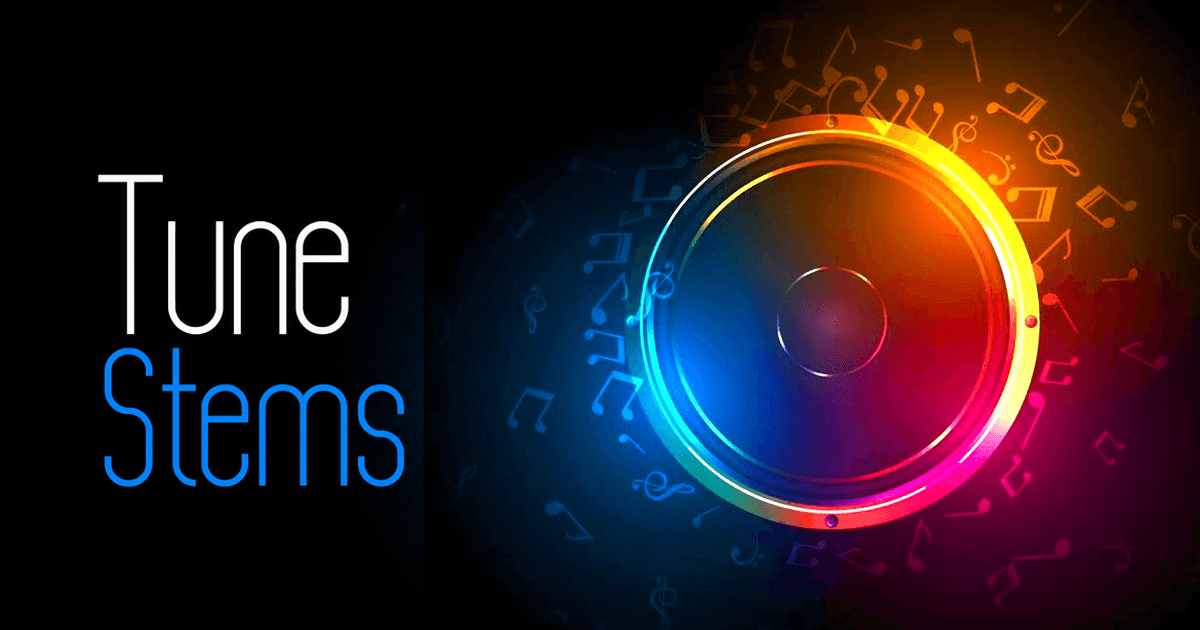 TuneStems screenshot and logo