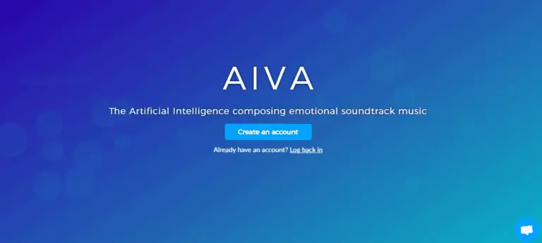 Aiva screenshot and logo