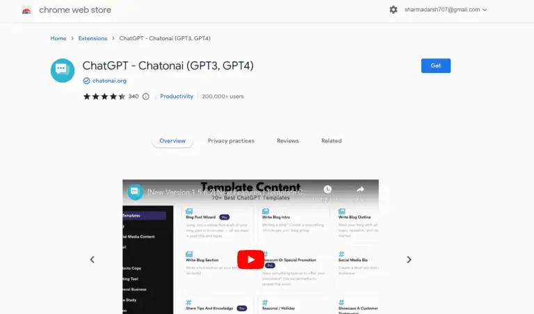 chatgpt-chrome-extension image