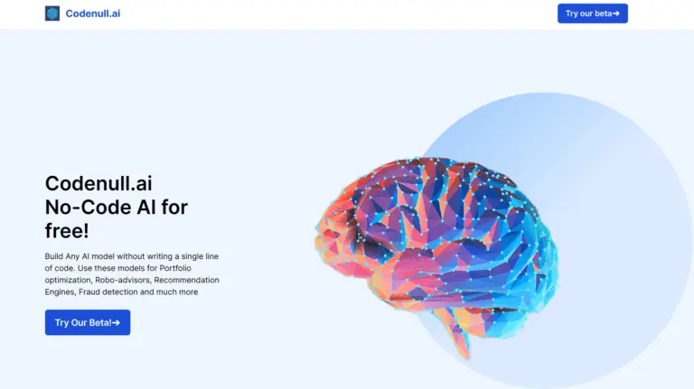 Codenull.ai screenshot and logo