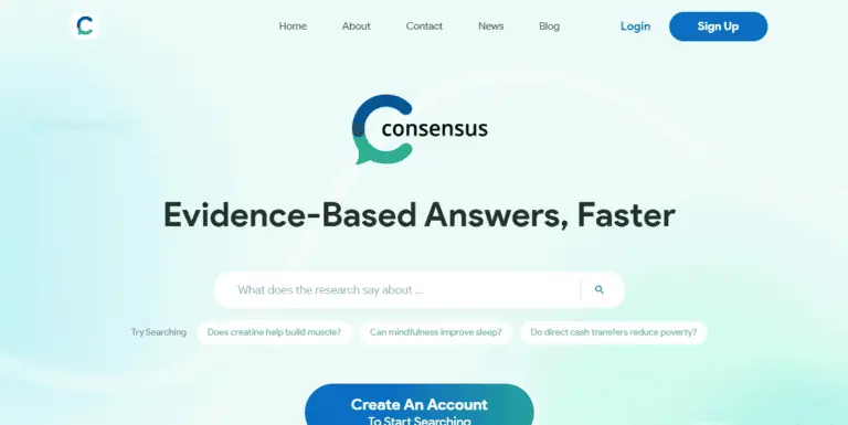 Consensus AI.screenshot