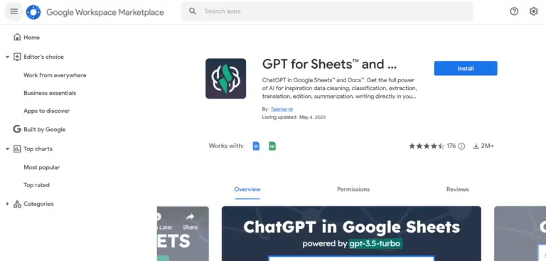 gpt-for-sheets image