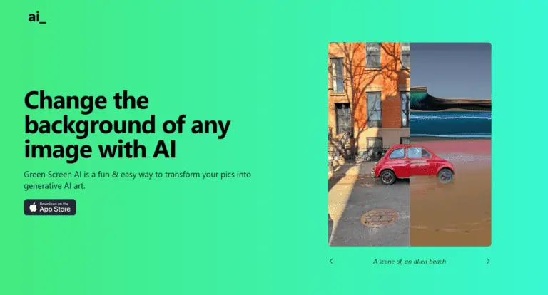 green-screen-ai image