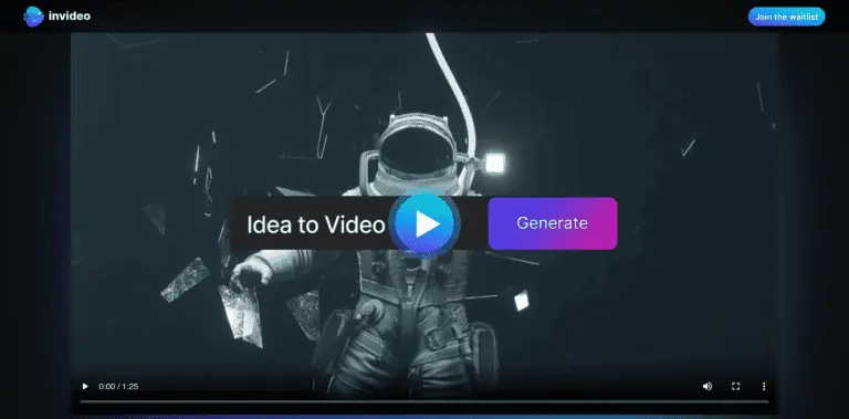 InVideo screenshot and logo