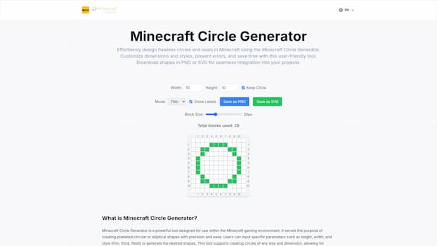 minecraftcirclegenerate image