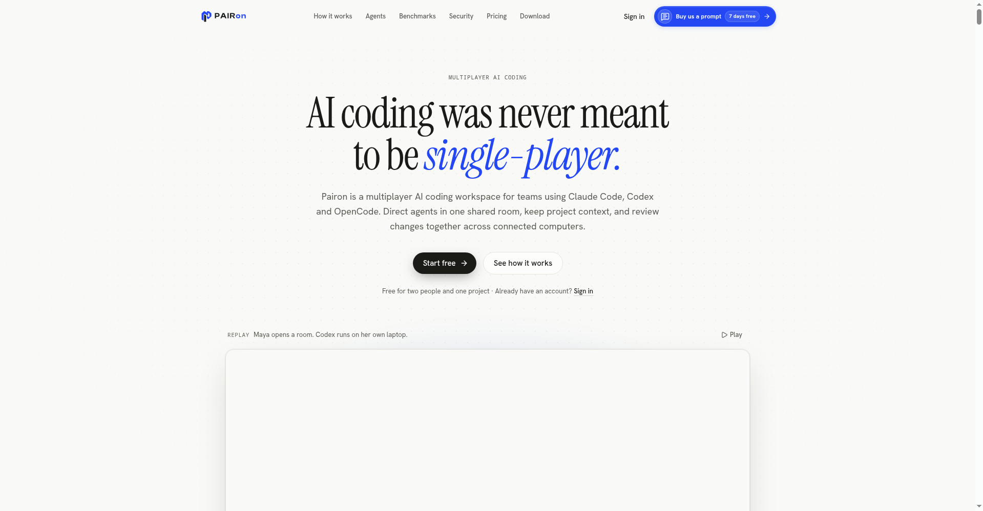 Homepage
