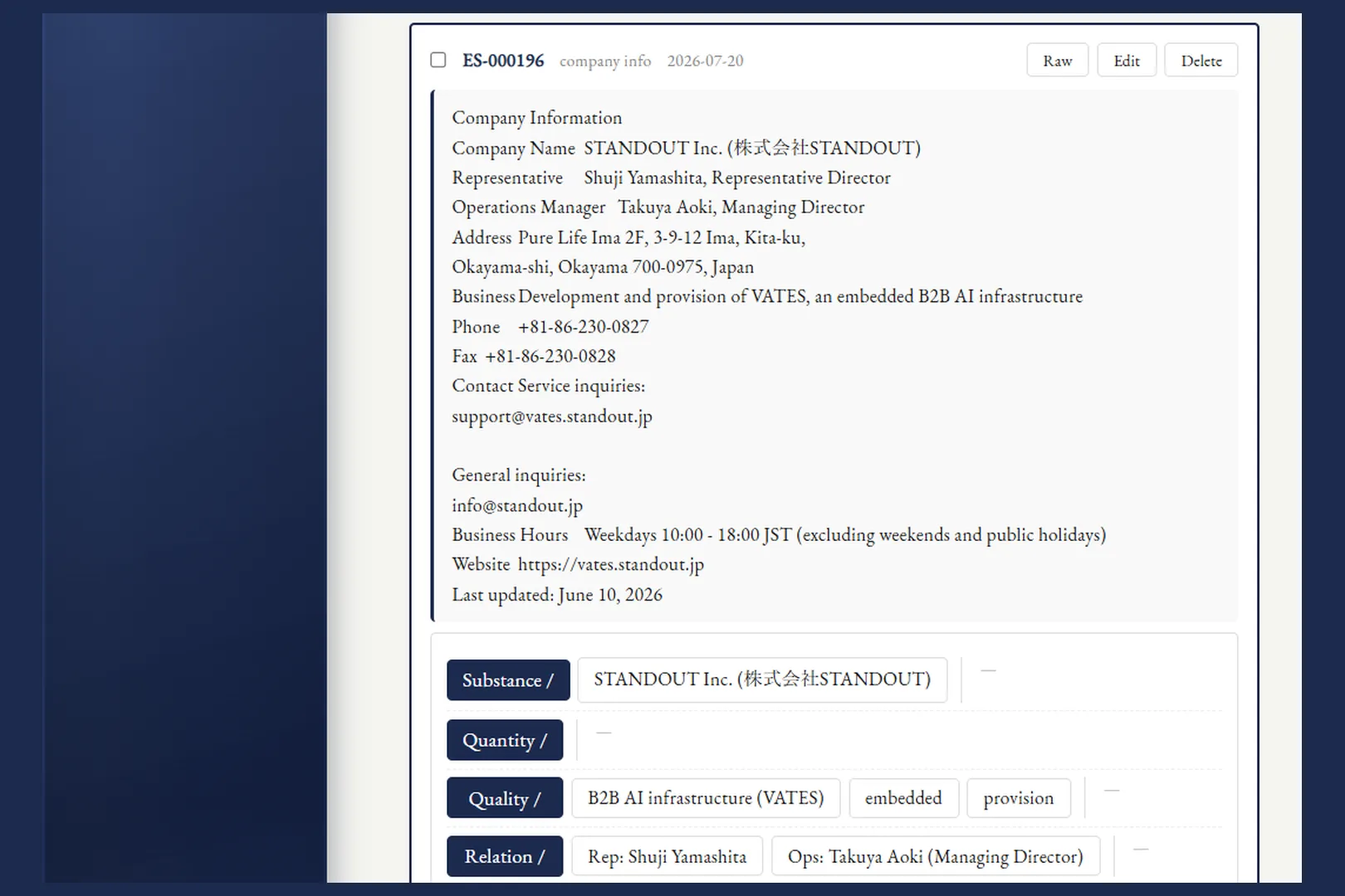 EchoScript Knowledge Editor