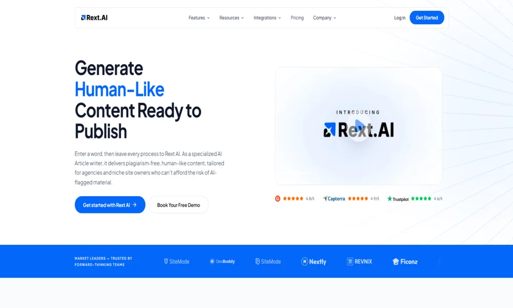 Rext AI preview