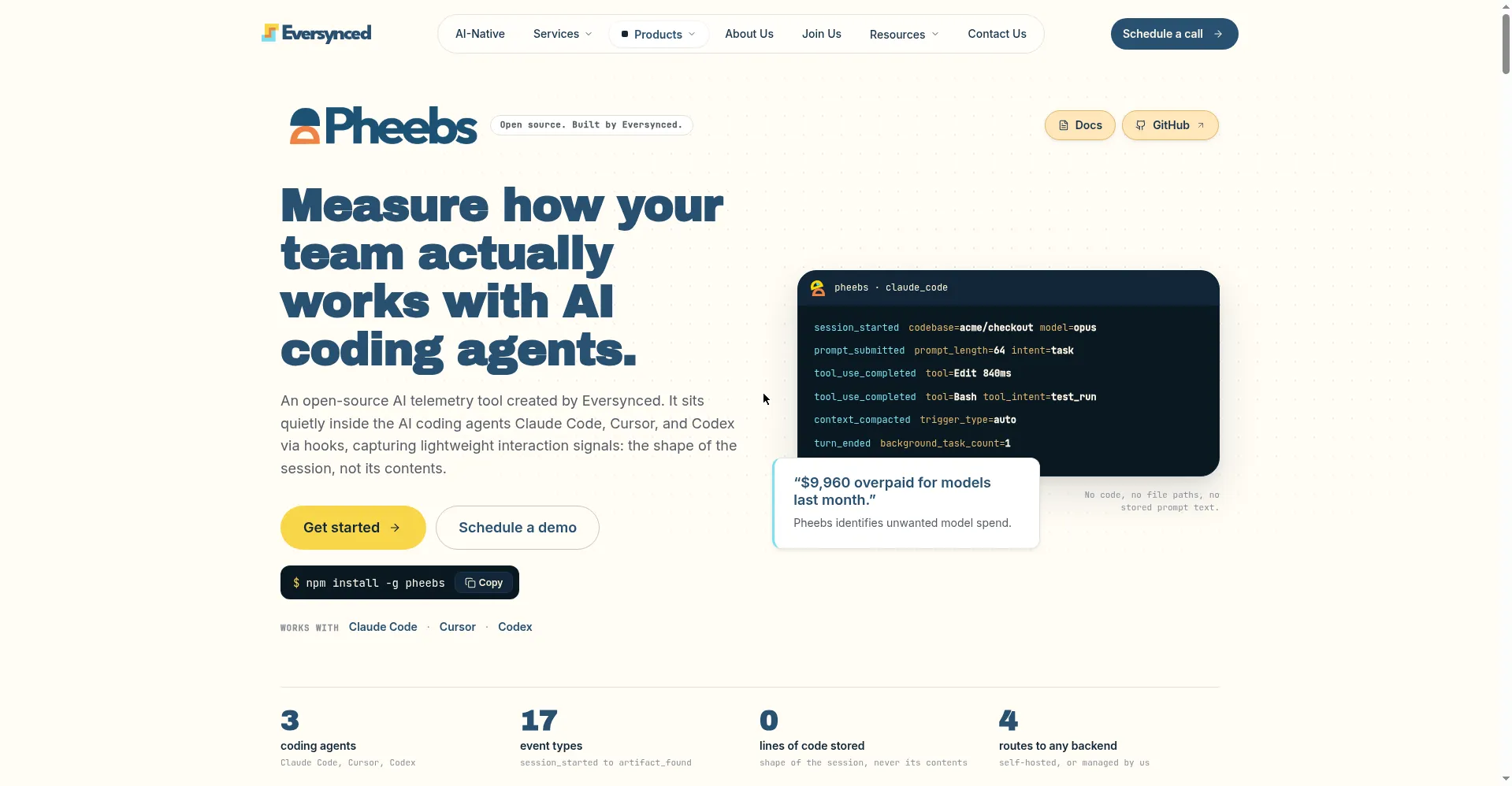 Homepage hero