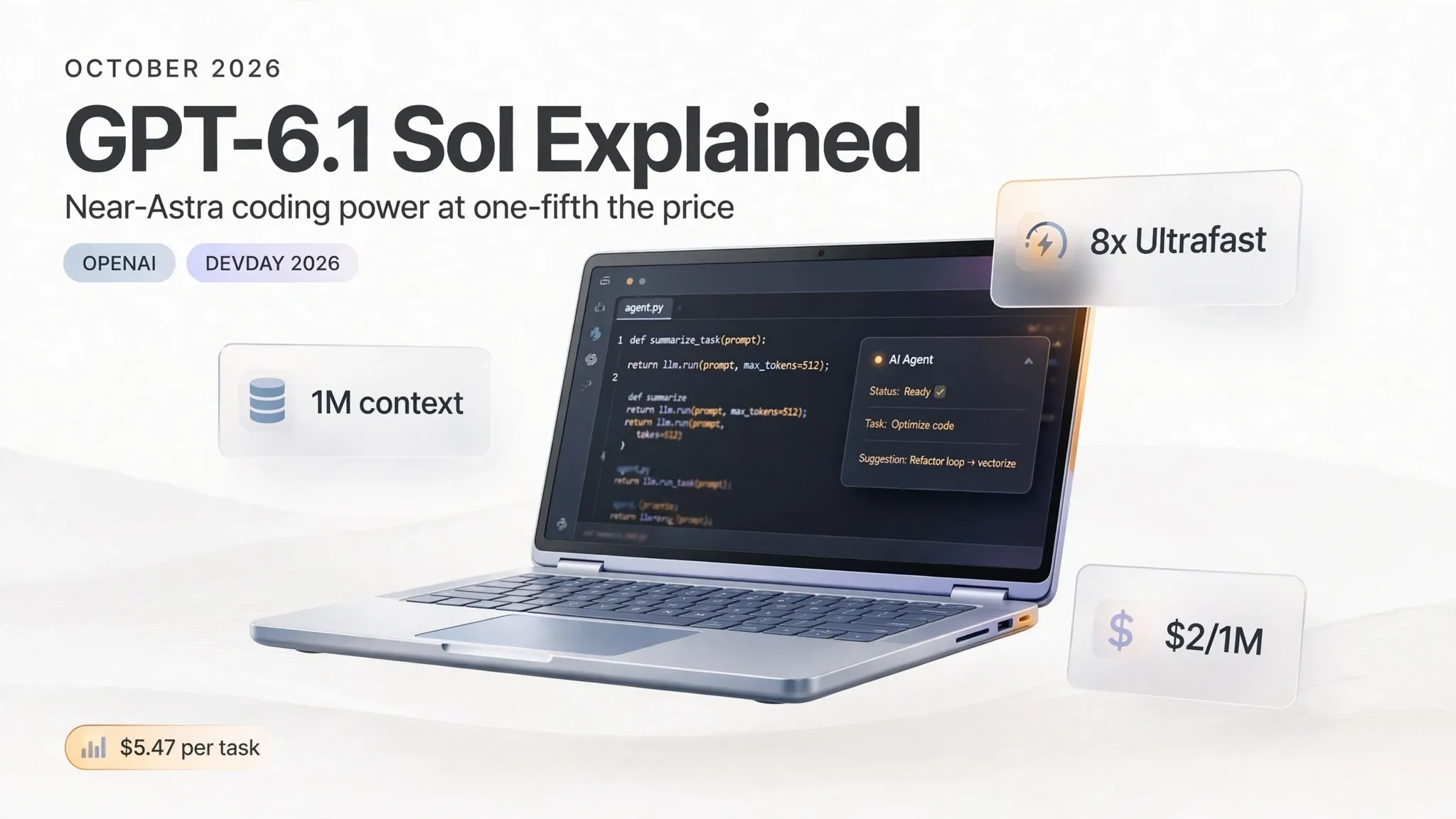 GPT-6.1 Sol Explained: Near-Astra Coding Power at One-Fifth the Price — and 5 Coding Tools for the Same Jobs