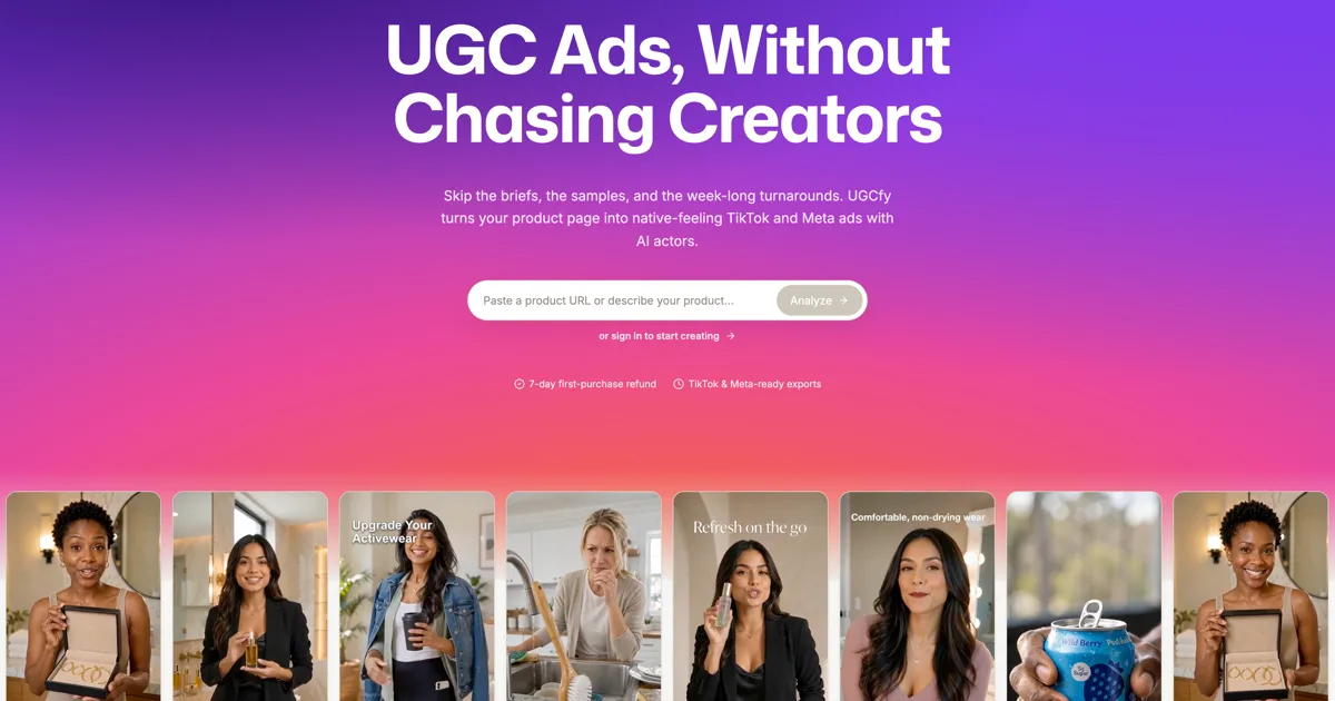 UGCfy AI preview