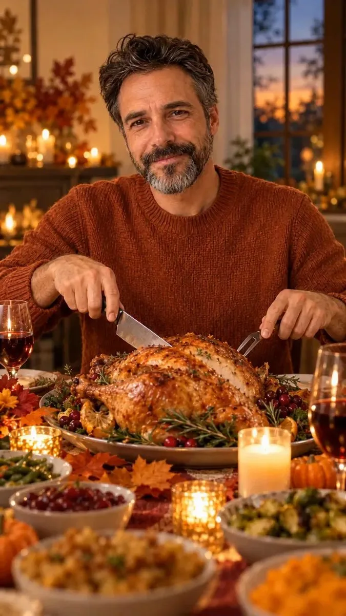 Funny Thanksgiving video effect