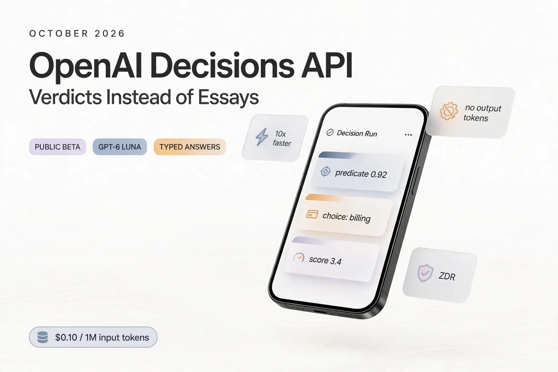 OpenAI Decisions API: Verdicts Instead of Essays, Explained