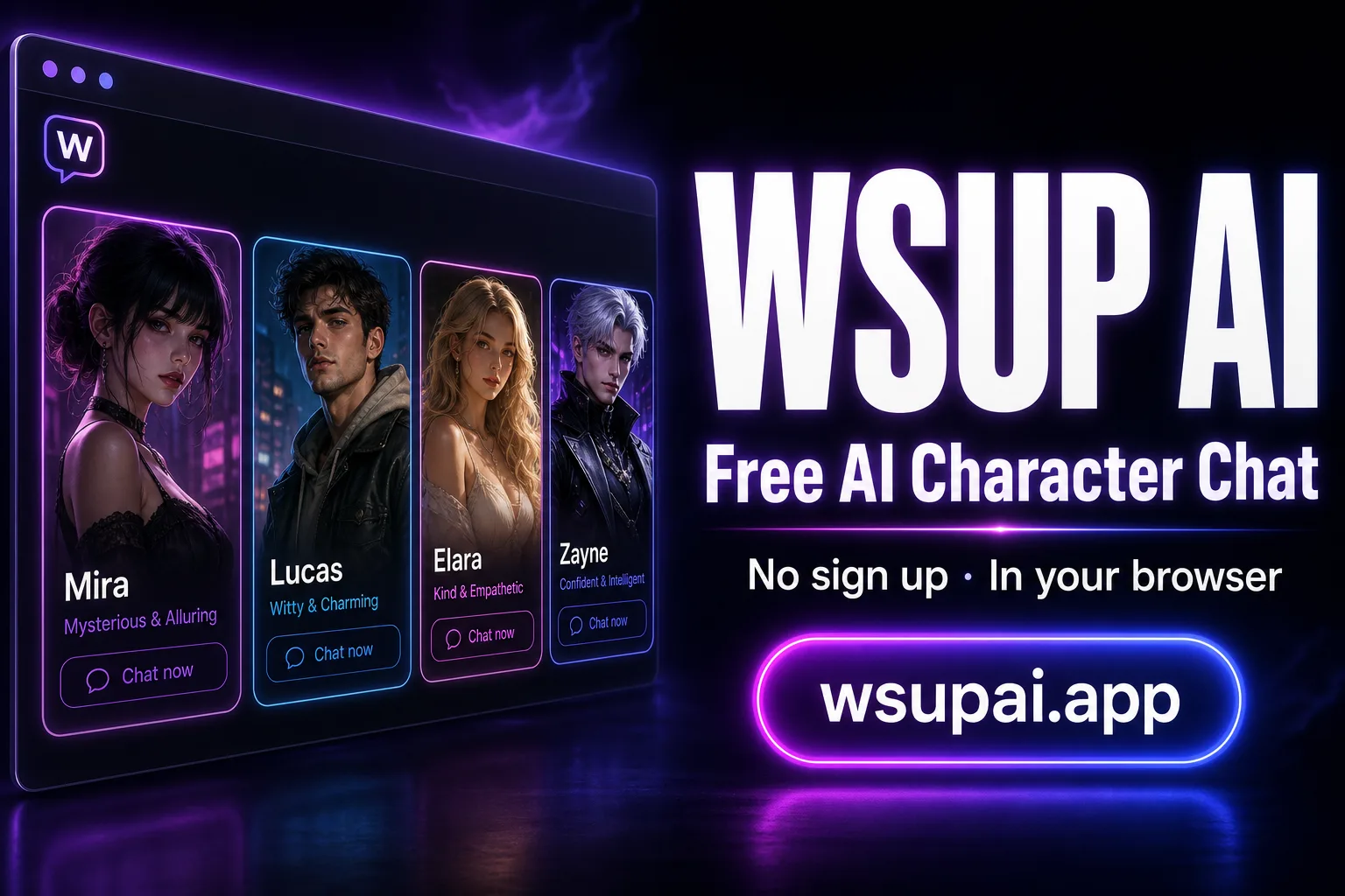 WSUP AI: Free AI Character Chat preview