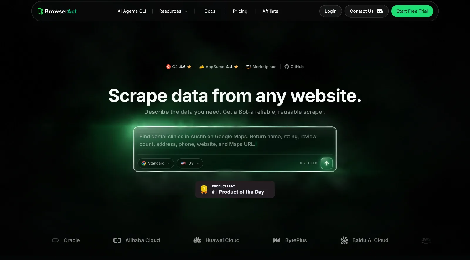 BrowserAct preview