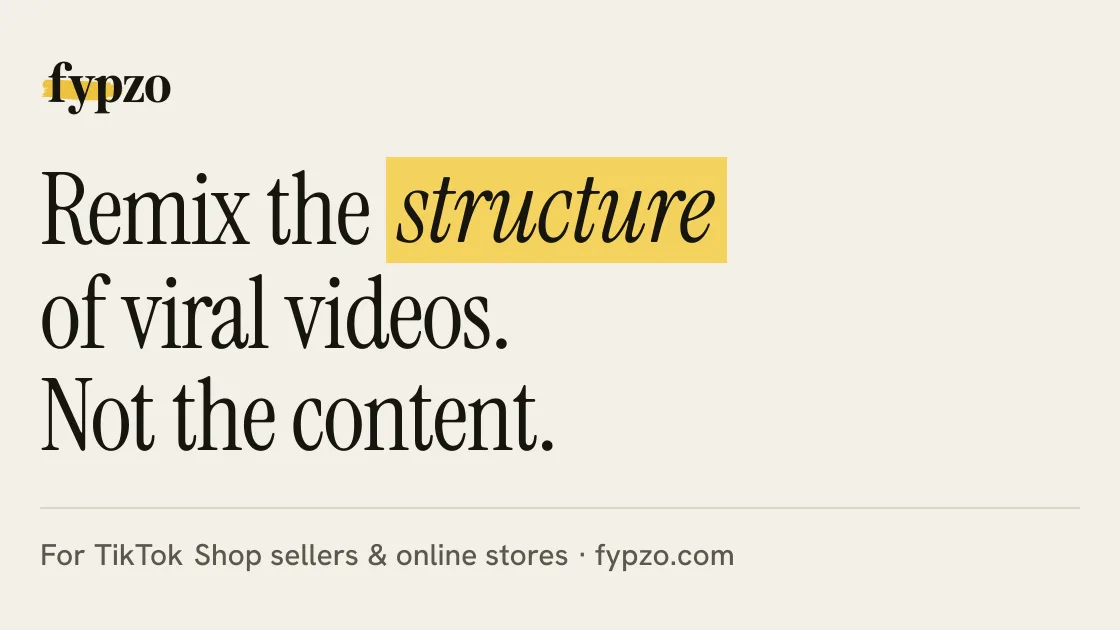 Fypzo homepage: remix the structure of viral videos