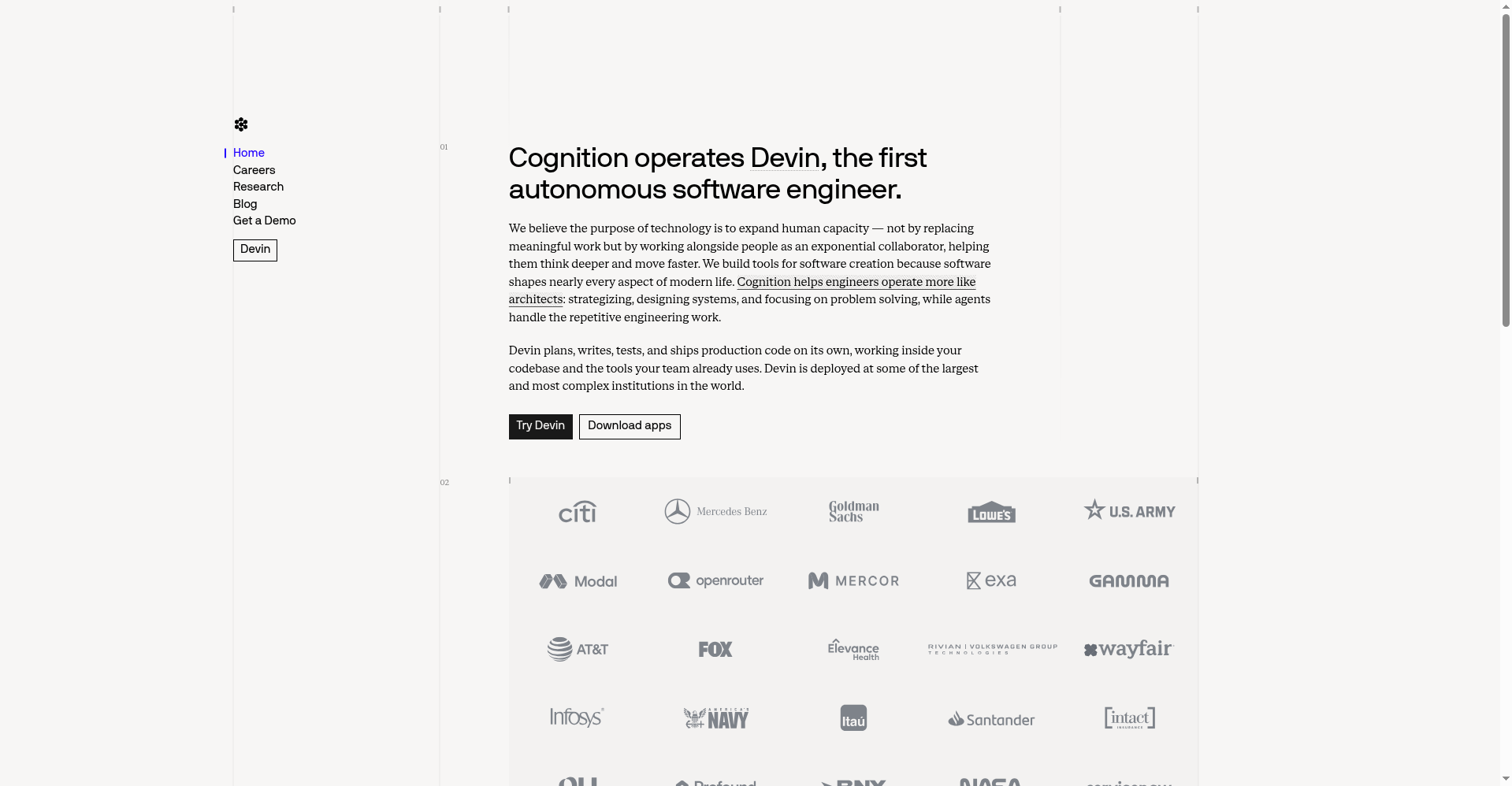 Cognition company page