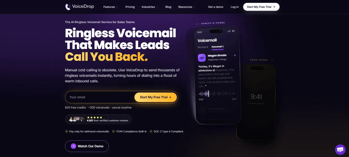 VoiceDrop preview