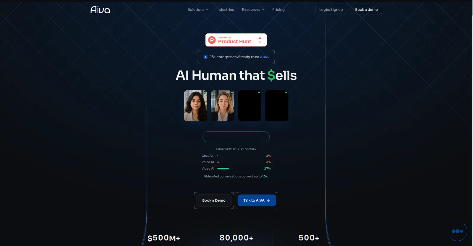 AIVA homepage