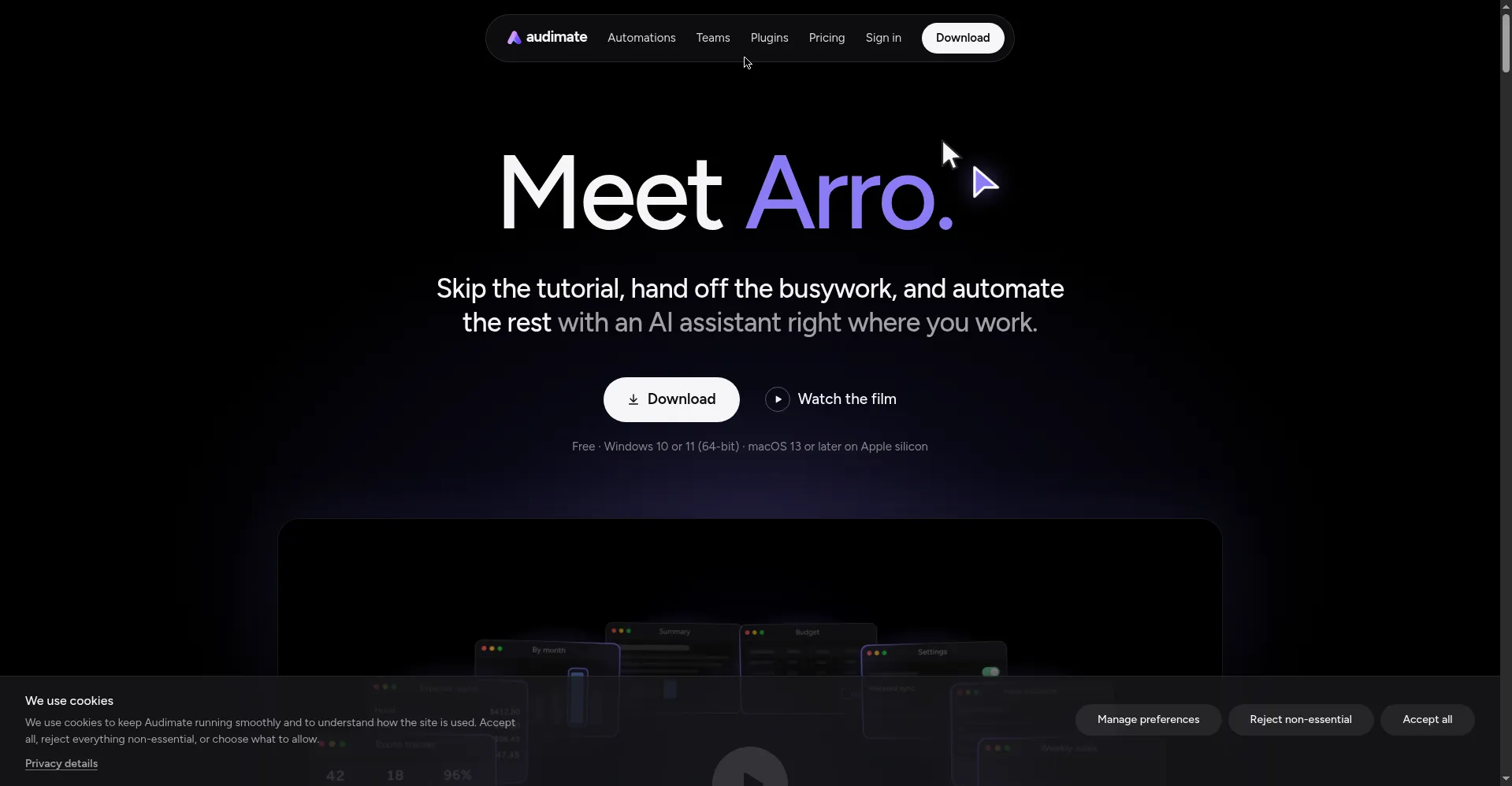 Homepage hero - the assistant inside your apps