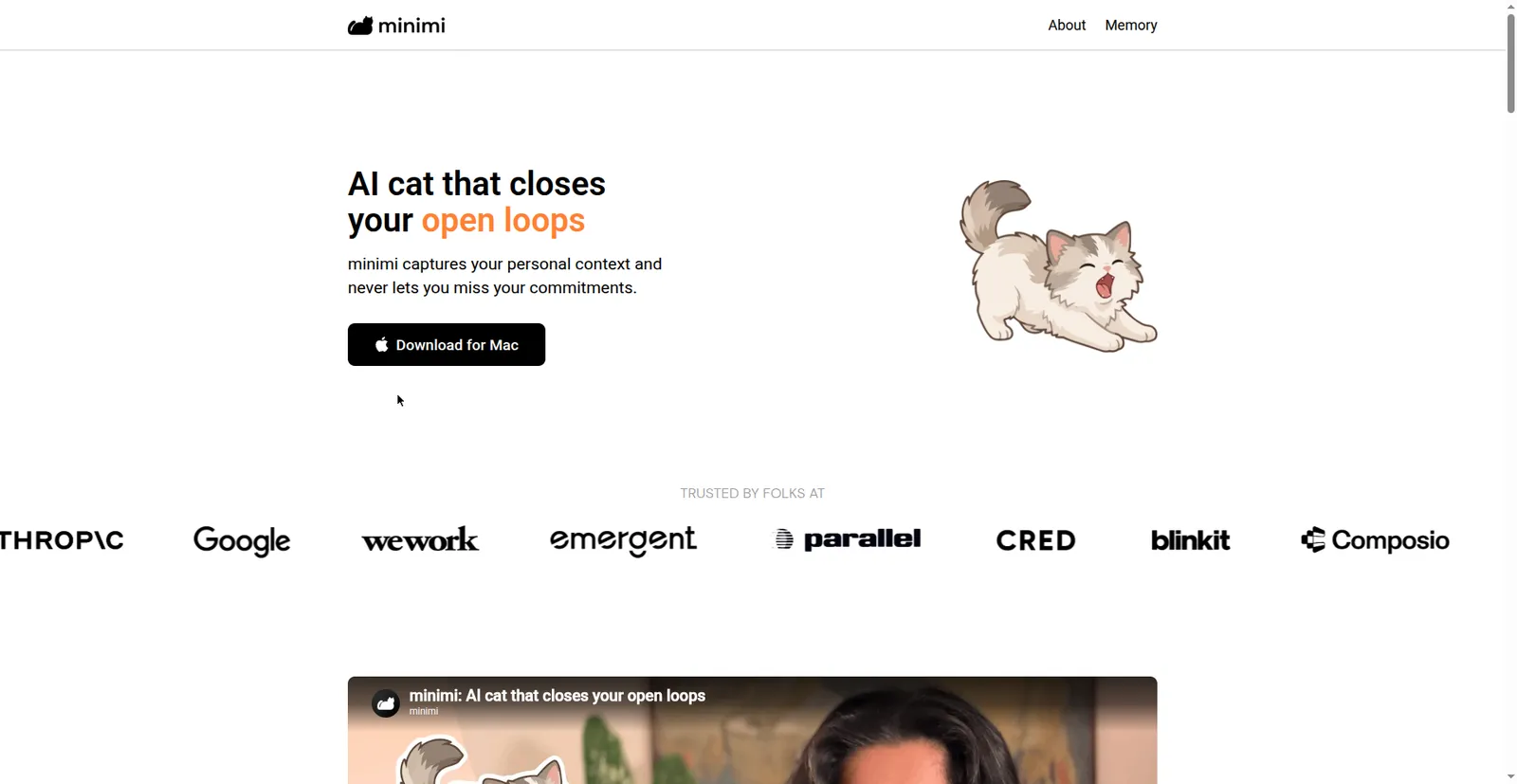 minimi homepage