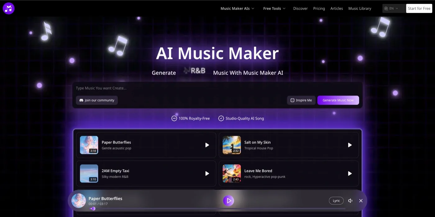 AI Music Maker preview