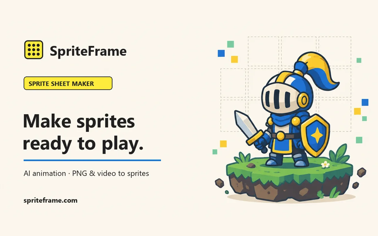 SpriteFrame sprite sheet editor