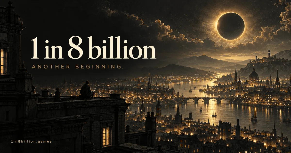 1 in 8 Billion AI life simulator gameplay