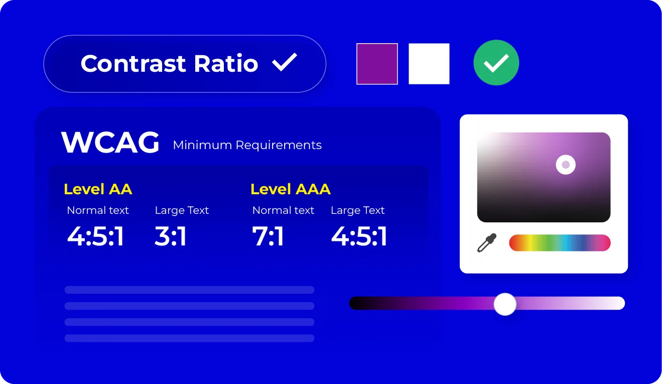 Accesstive Color Contrast Checker preview