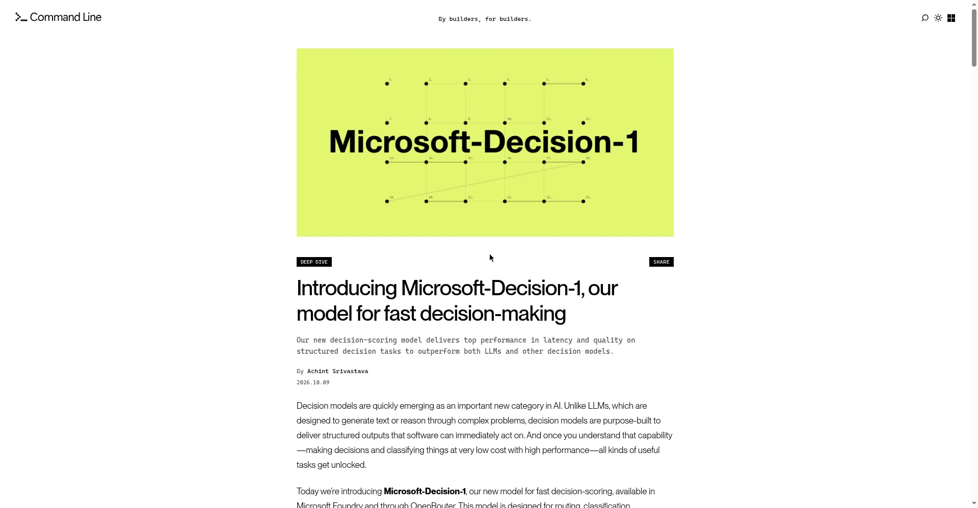 Microsoft-Decision-1 announcement article