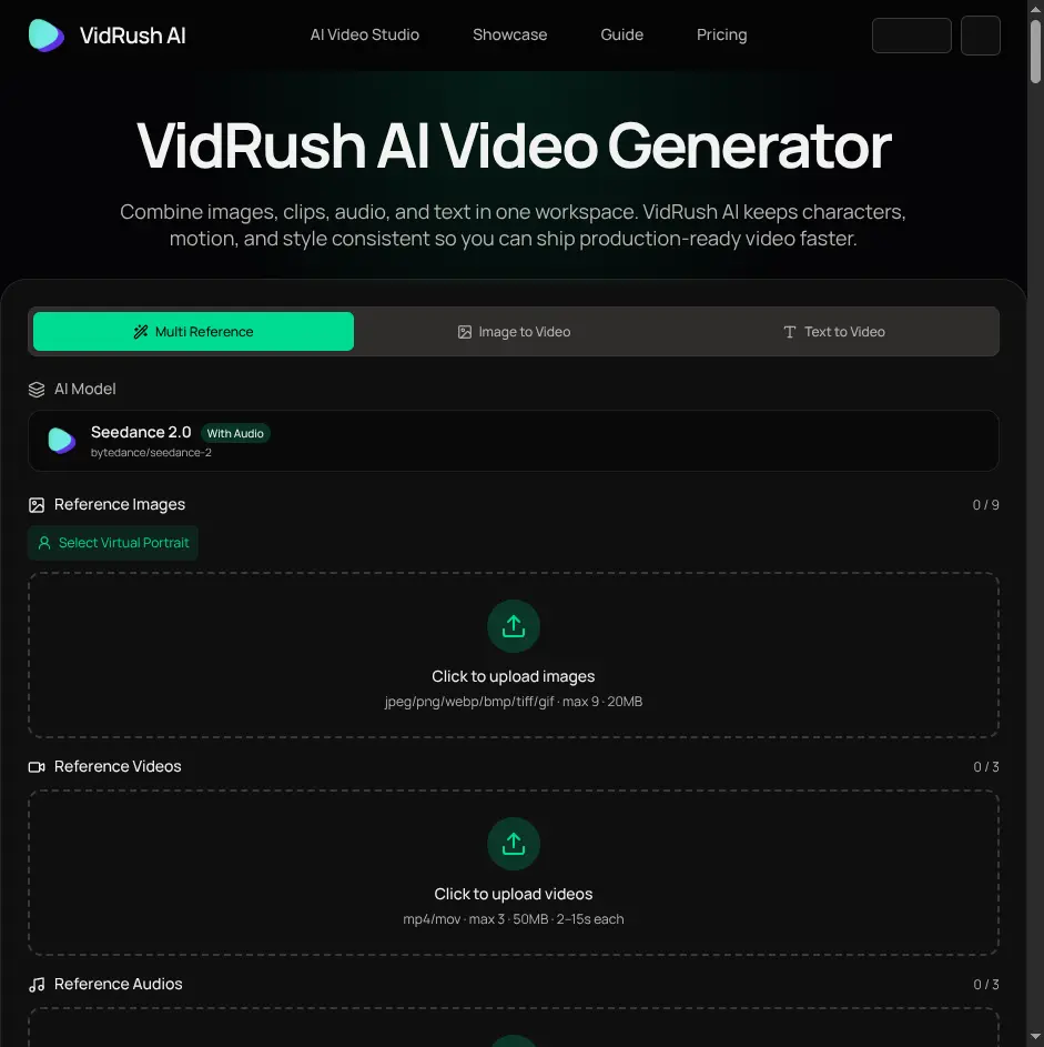 VidRush AI preview
