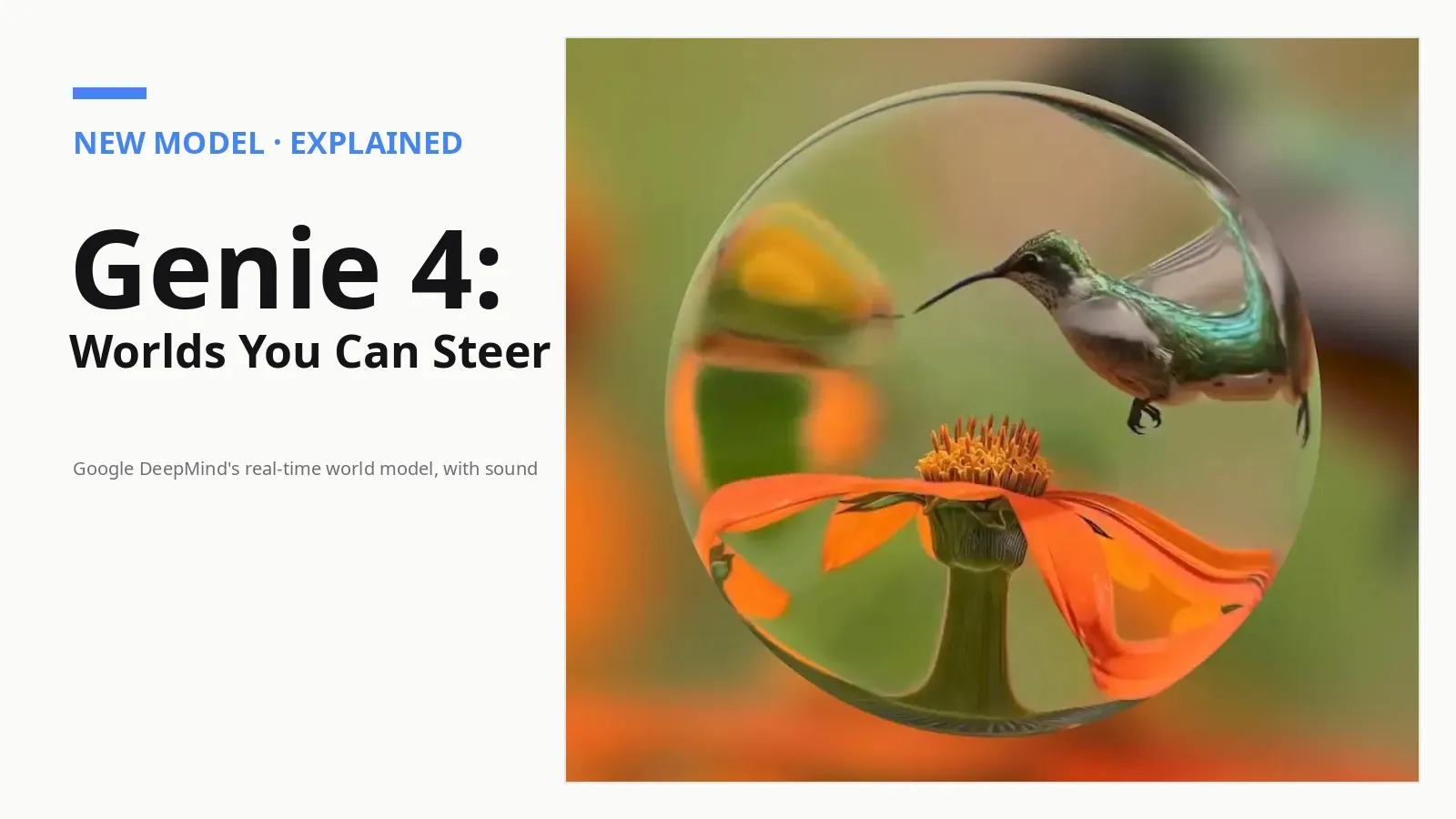 Google DeepMind Genie 4 Explained: Worlds You Can Talk To and Steer in Real Time
