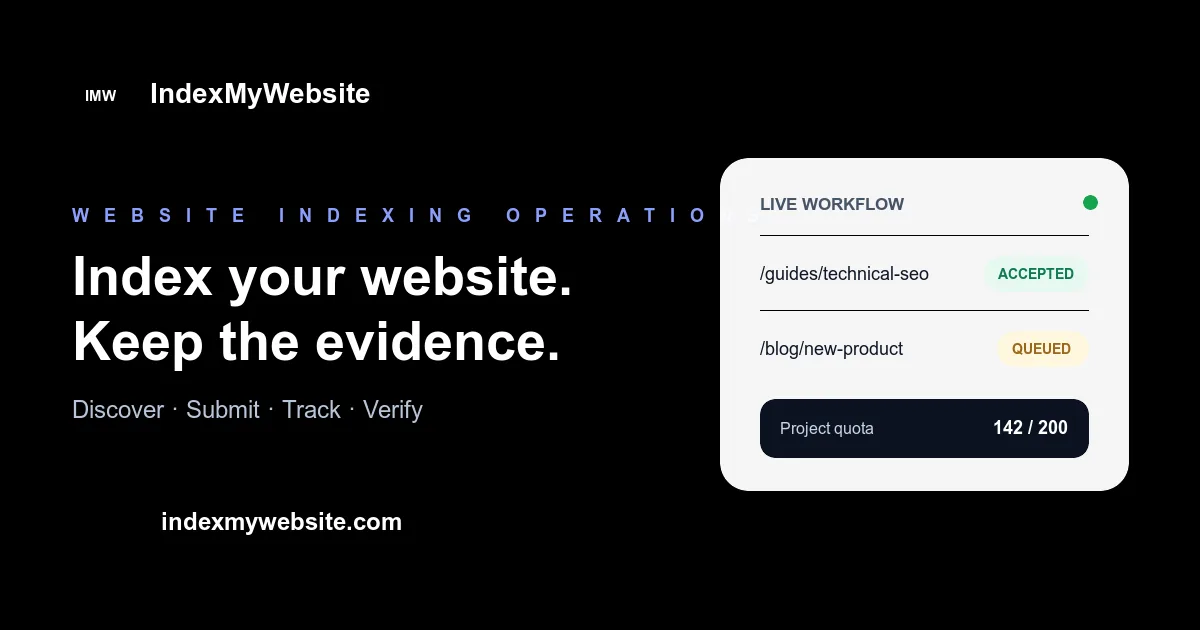 IndexMyWebsite preview