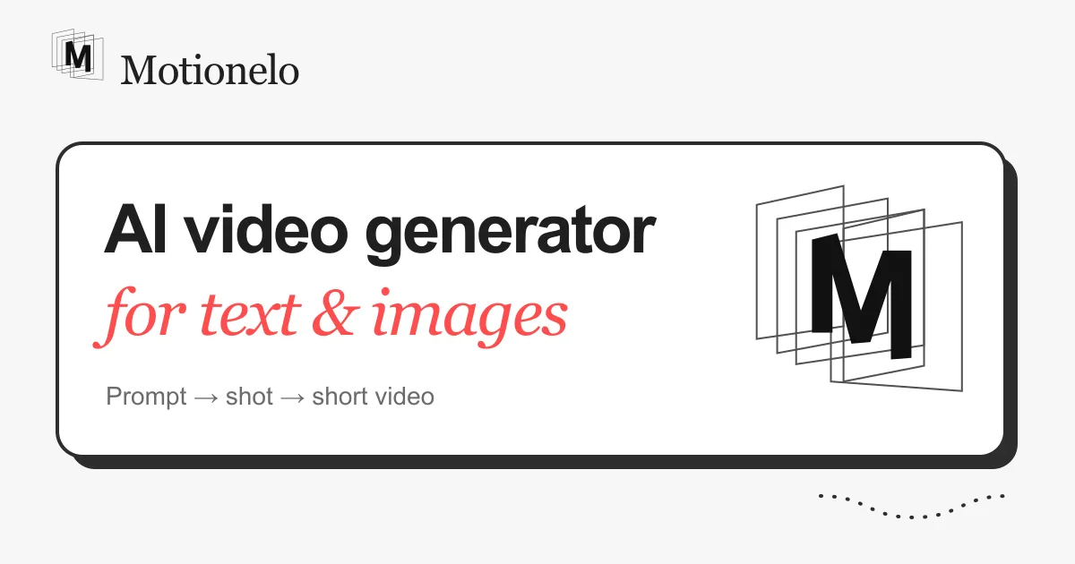 Motionelo preview