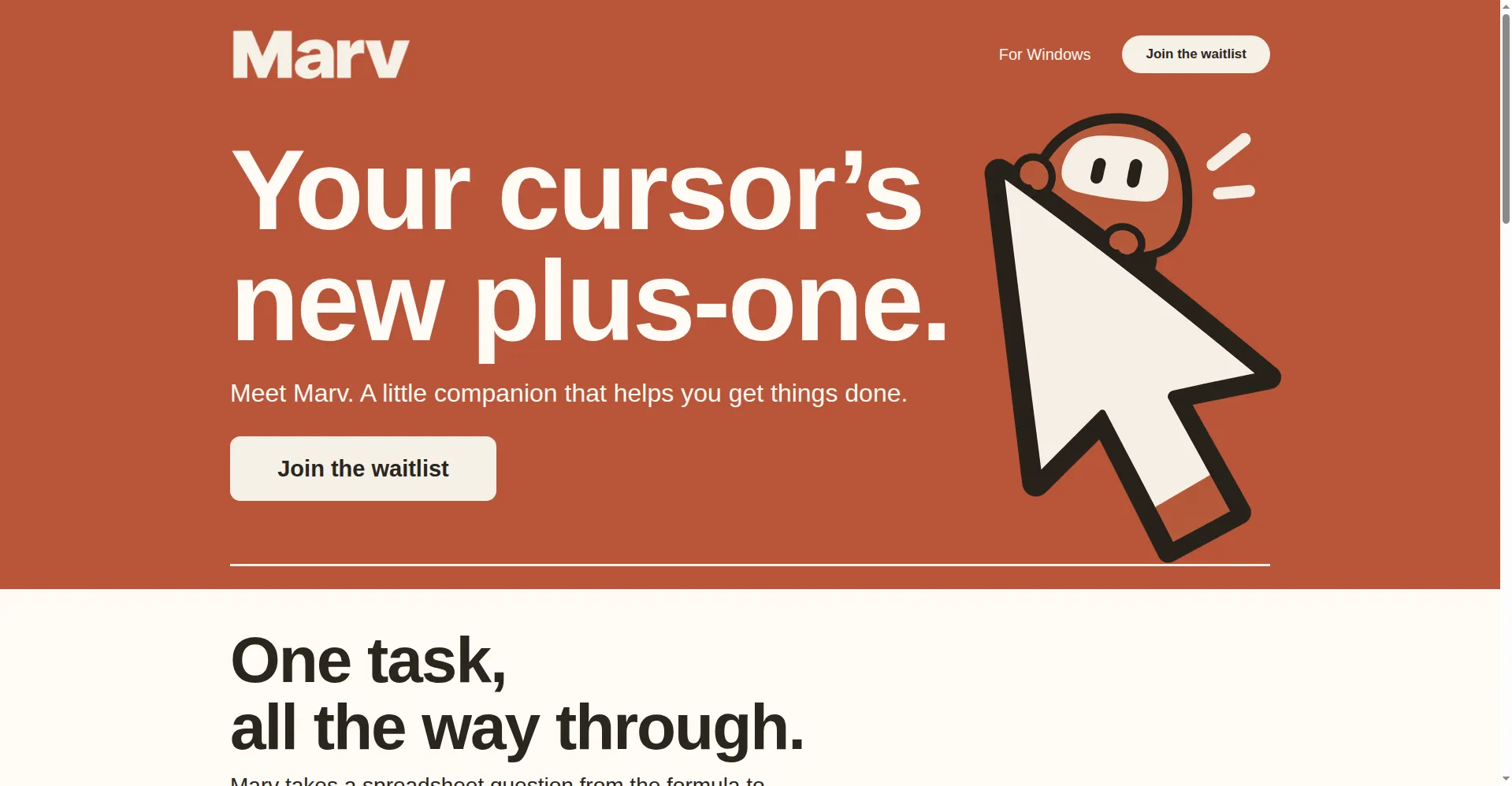 Homepage hero