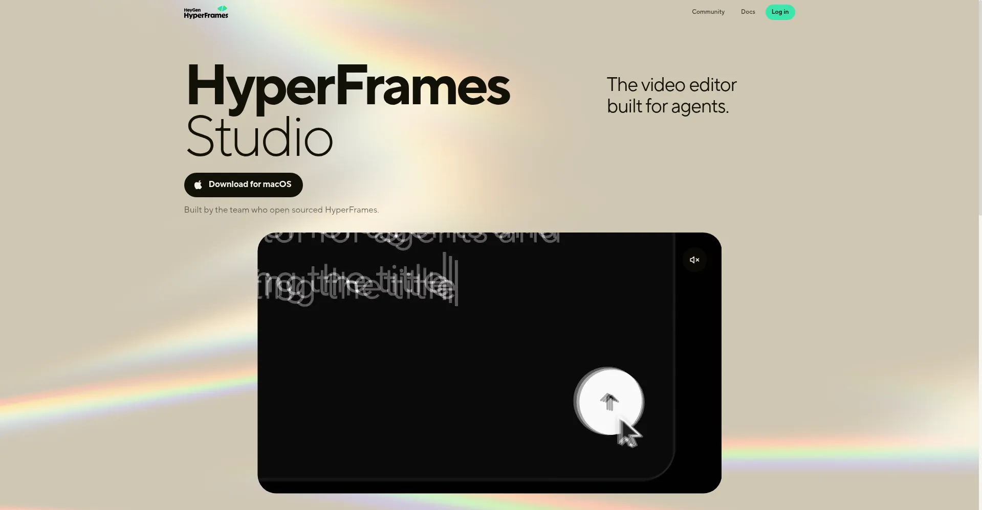 Homepage hero