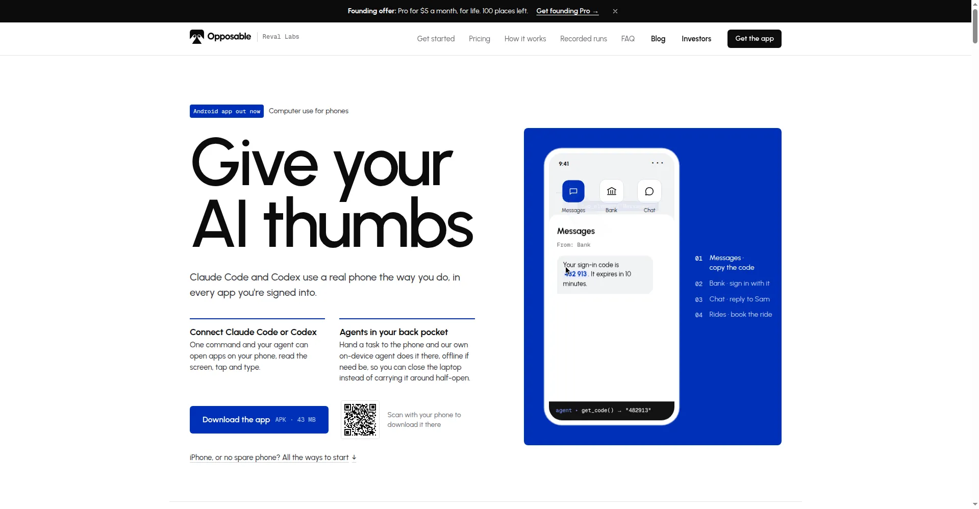 Give your AI thumbs