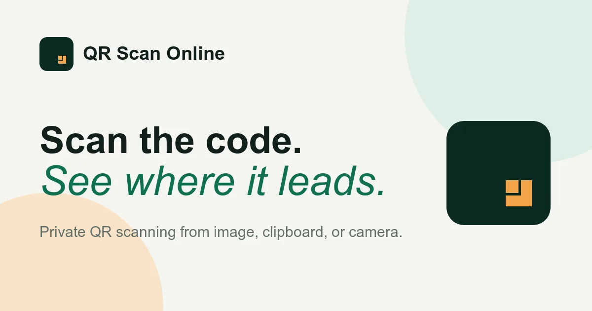 QR Scan Online preview
