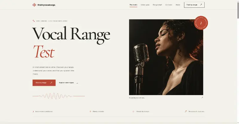 Find My Vocal Range preview