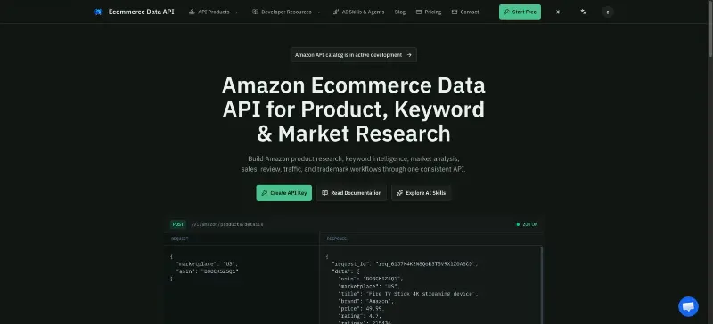 Ecommerce Data API preview