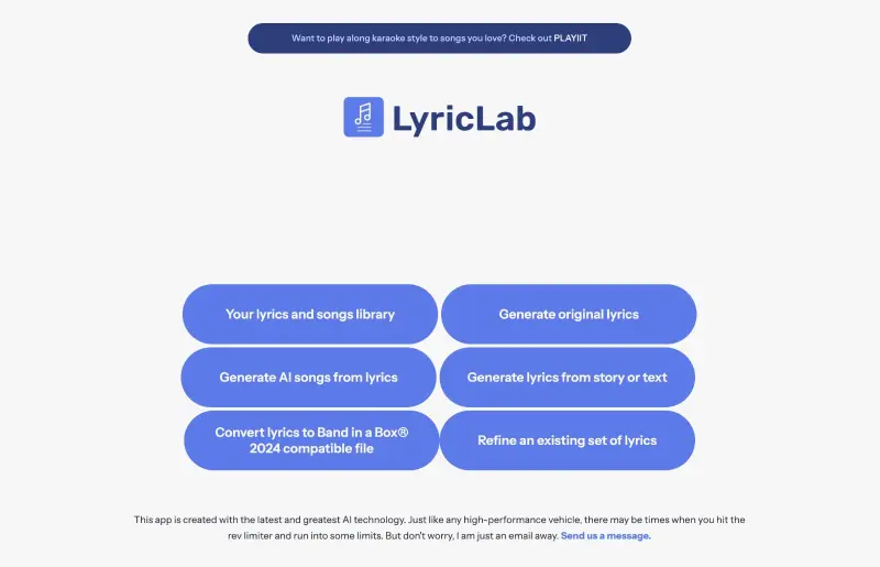 Lyriclab preview