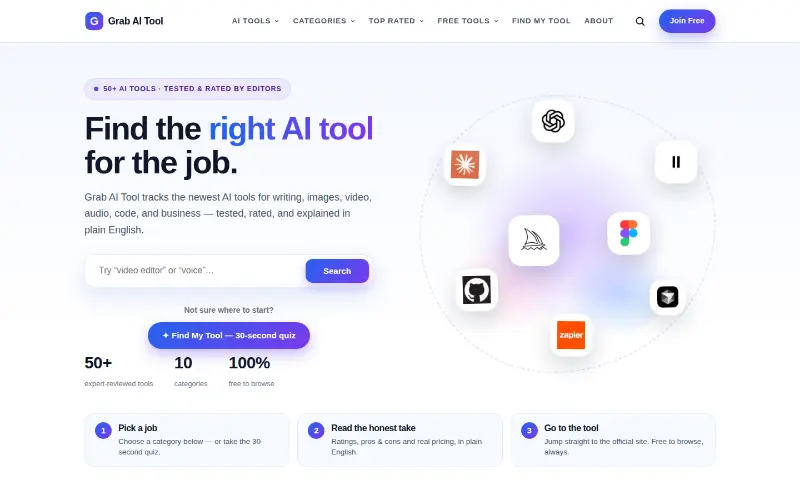 Grab AI Tool preview