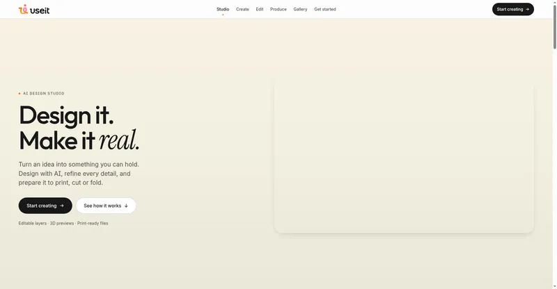 UseIt Studio preview