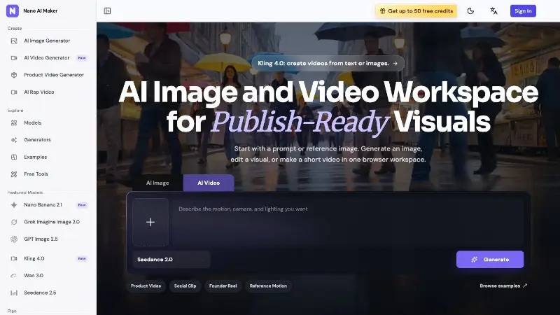 Nano AI Maker preview