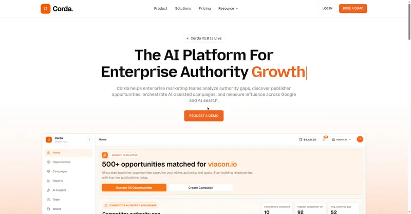Corda Marketing preview