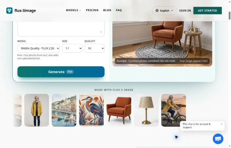 FLUX 3 Image preview